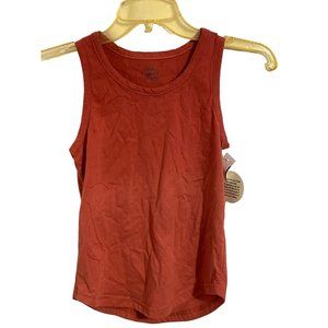 Women's Ombre Sleeveless Tank Top - Colorful Planet Red Small